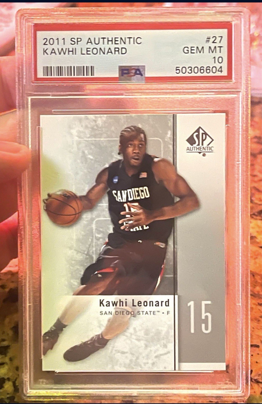 PSA 10 KAWHI LEONARD 2011 SP AUTHENTIC RC BASKETBALL CARD