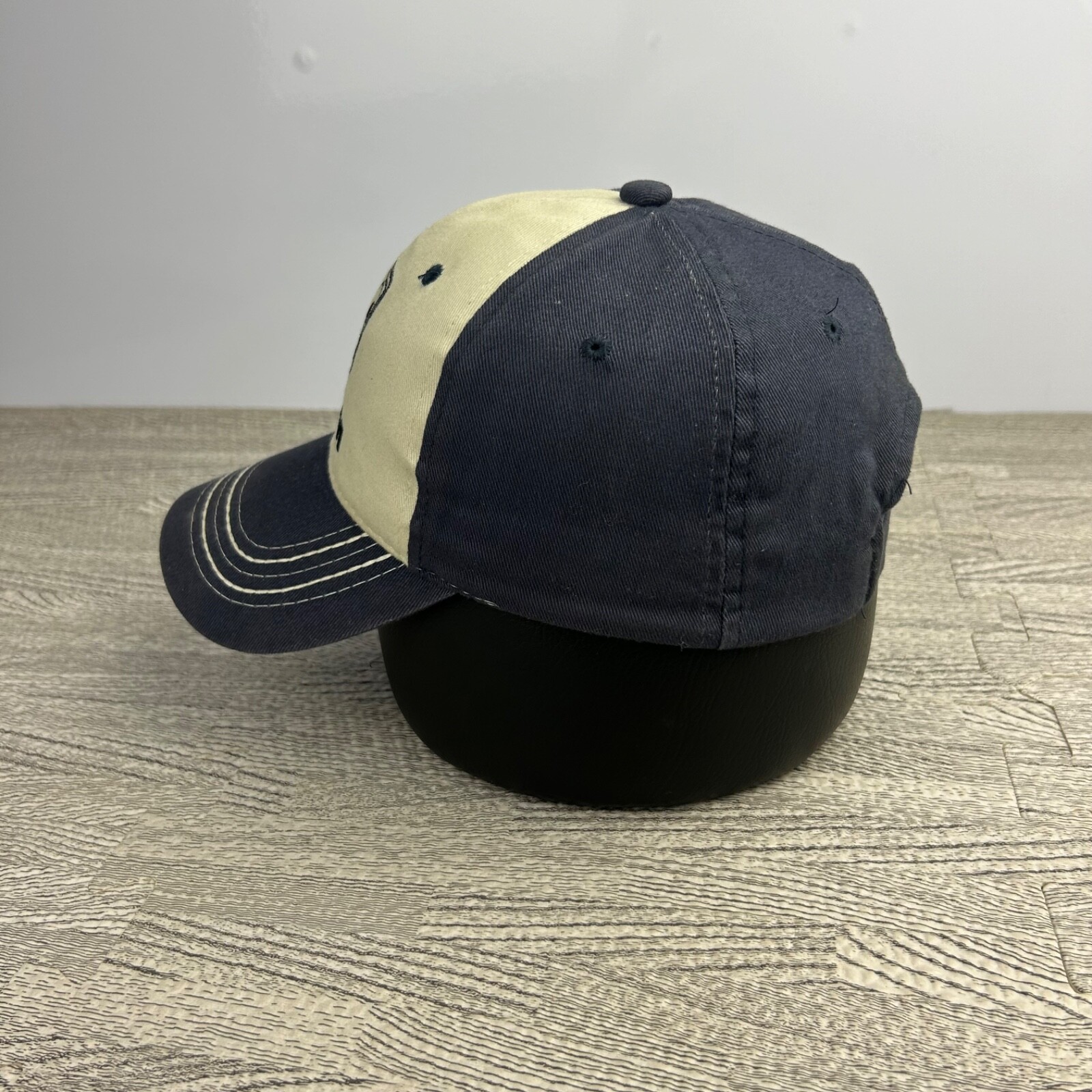 Dodge Ram Hat Cap Strap Back Adjustable Cream Blu… - image 2