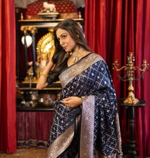 New Saree Blouse New Sari Indian Wedding Designer Bollywood Pakistani Party Wear