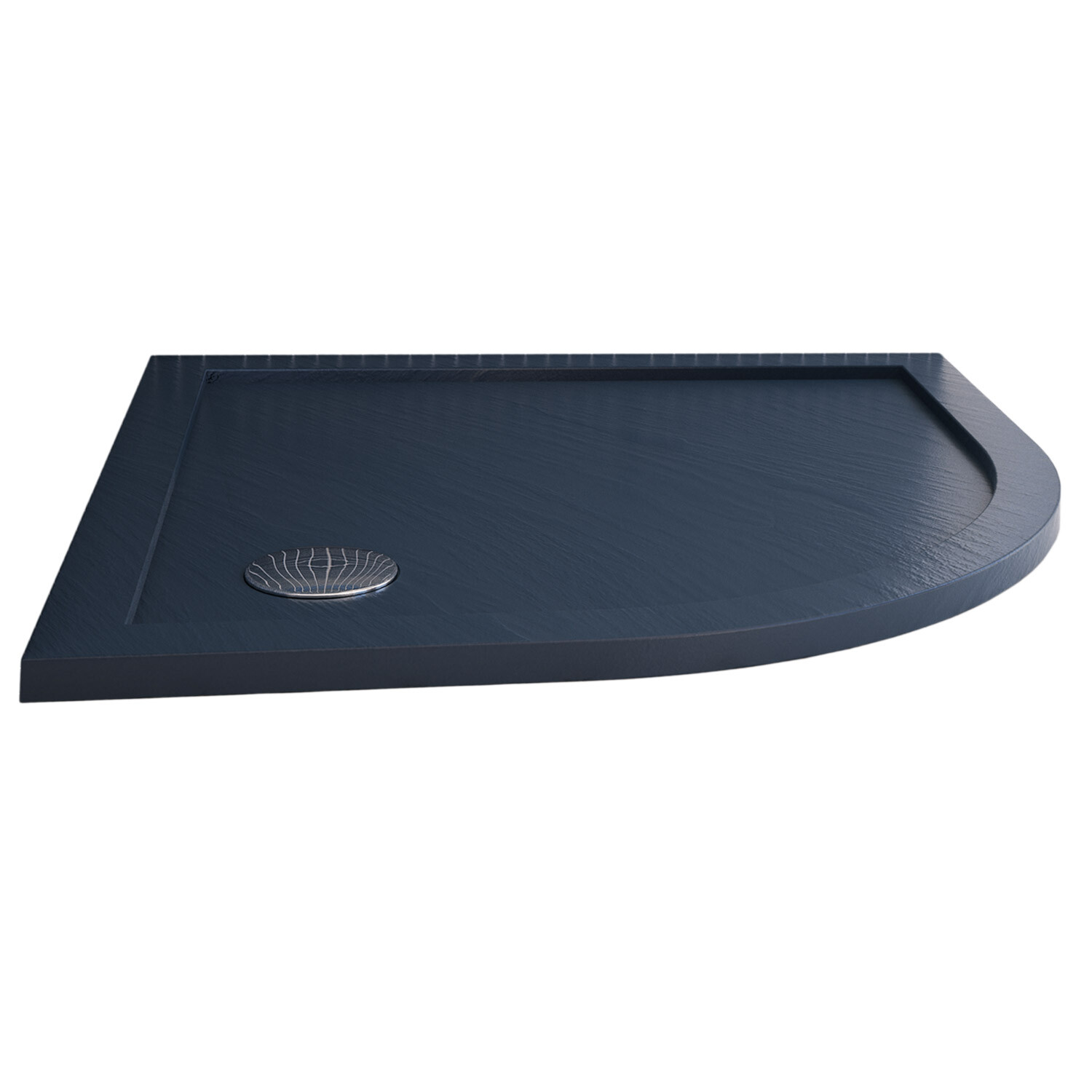 PIATTO DOCCIA ACRILICO 80x80 SEMICIRCOLARE ANGOLARE ULTRASLIM BAGNO SOLID PIETRA