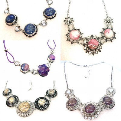 Statement Snap Necklace 3x20mm Jewelry Handmade Christmas Birthday Gift 