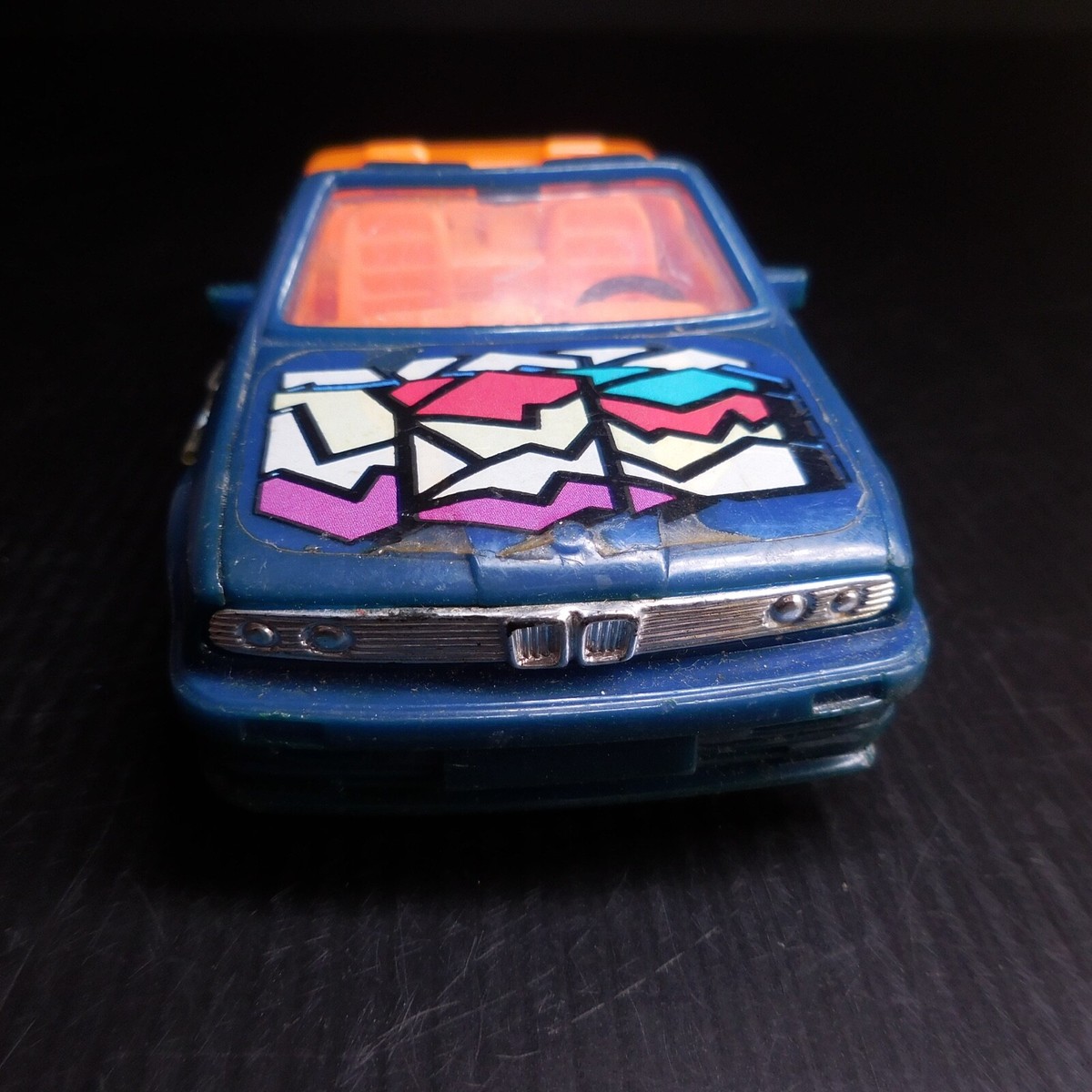 Miniature BMW 1600-2 DECAPOTABLE 1968 ORANGE 1/18