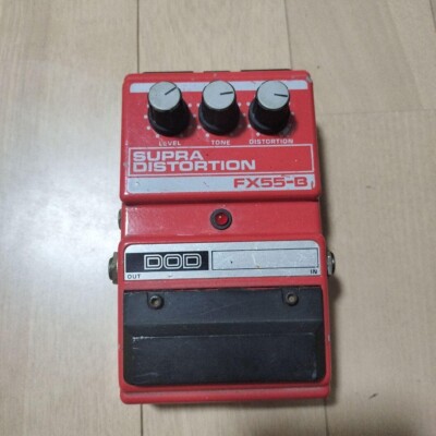 DOD FX55-B SUPRA DISTORTION Guitar Effect Pedal Good