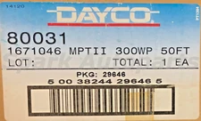 5/8" x 50' ( 15.9mm x 15.2m ) 300 PSI Multi Purpose Hose DAYCO 80031 Made in USA