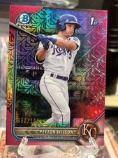 Peyton Wilson 2022 Bowman - Chrome Prospects Fuchsia Lava Refractor 50/199