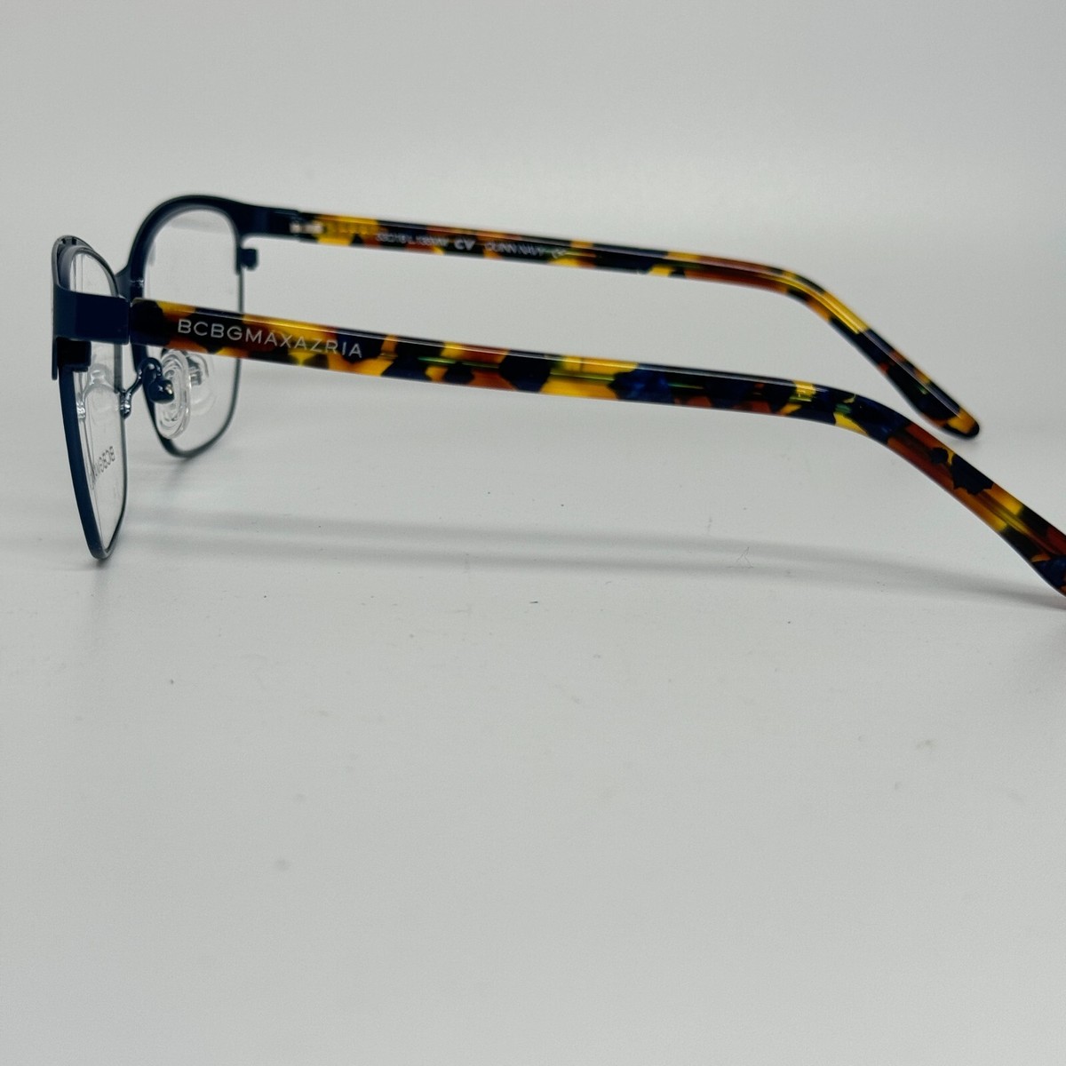 BCBGMAXAZRIA QUINN NAVY Eyeglasses Frames 53 16 135 MM Made In Italy Women 21315 BCBGMAXAZRIA QUINN Navy EYEGLASSES FRAME 53-16-135mm B40mm  main image 2