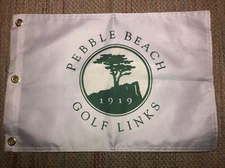 1919 PEBBLE BEACH GOLF LINKS US OPEN PGA TOUR PIN FLAG W GROMMETS FREE SHIP
