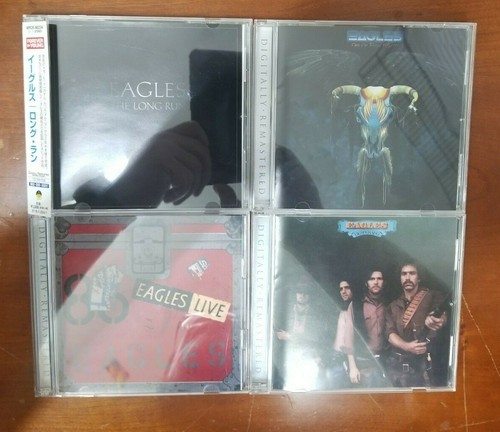 Eagles - The Long Run/Live/Desperado/One of Those Nights - 4 Japanese CD Lot - Picture 1 of 3
