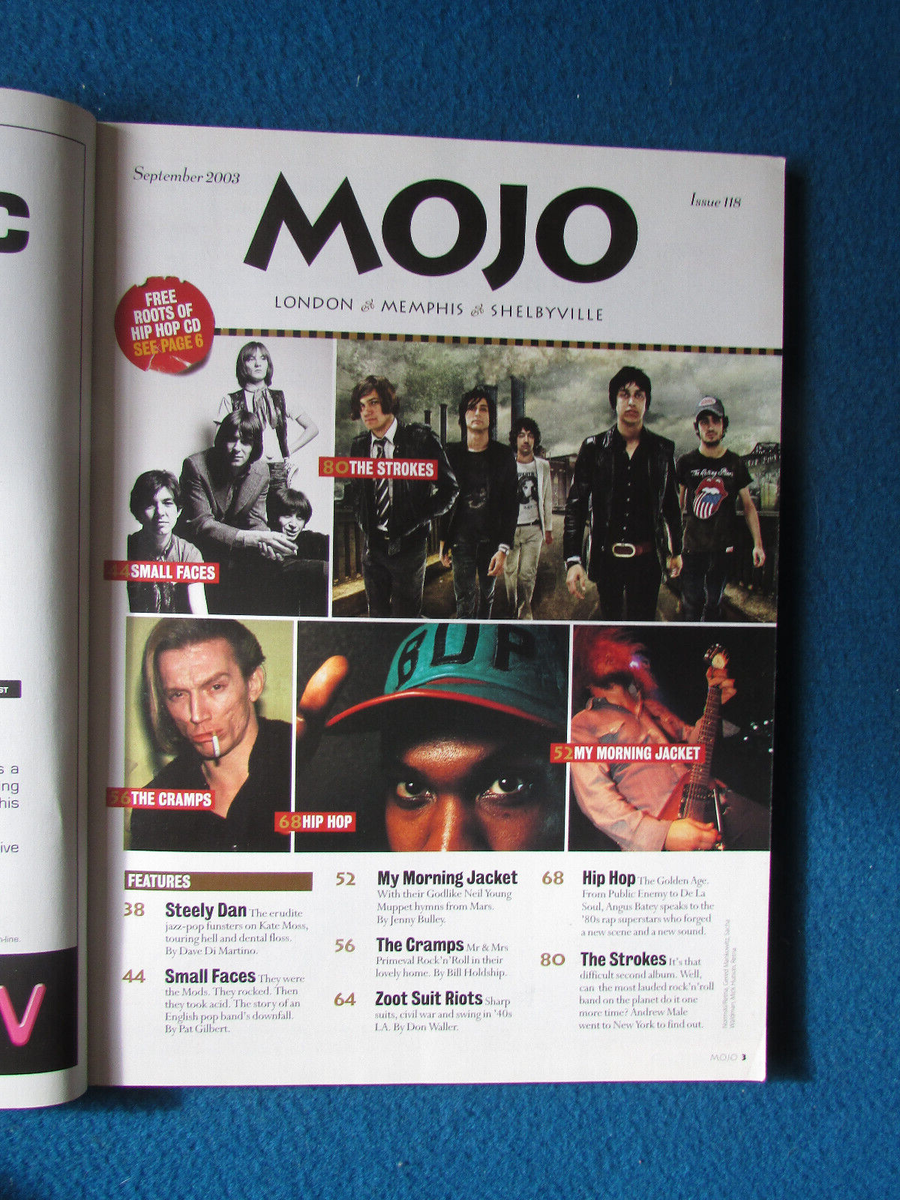 MOJO MAGAZINE ISSUE 118 September 2003 THE STROKES SMALL FACES THE