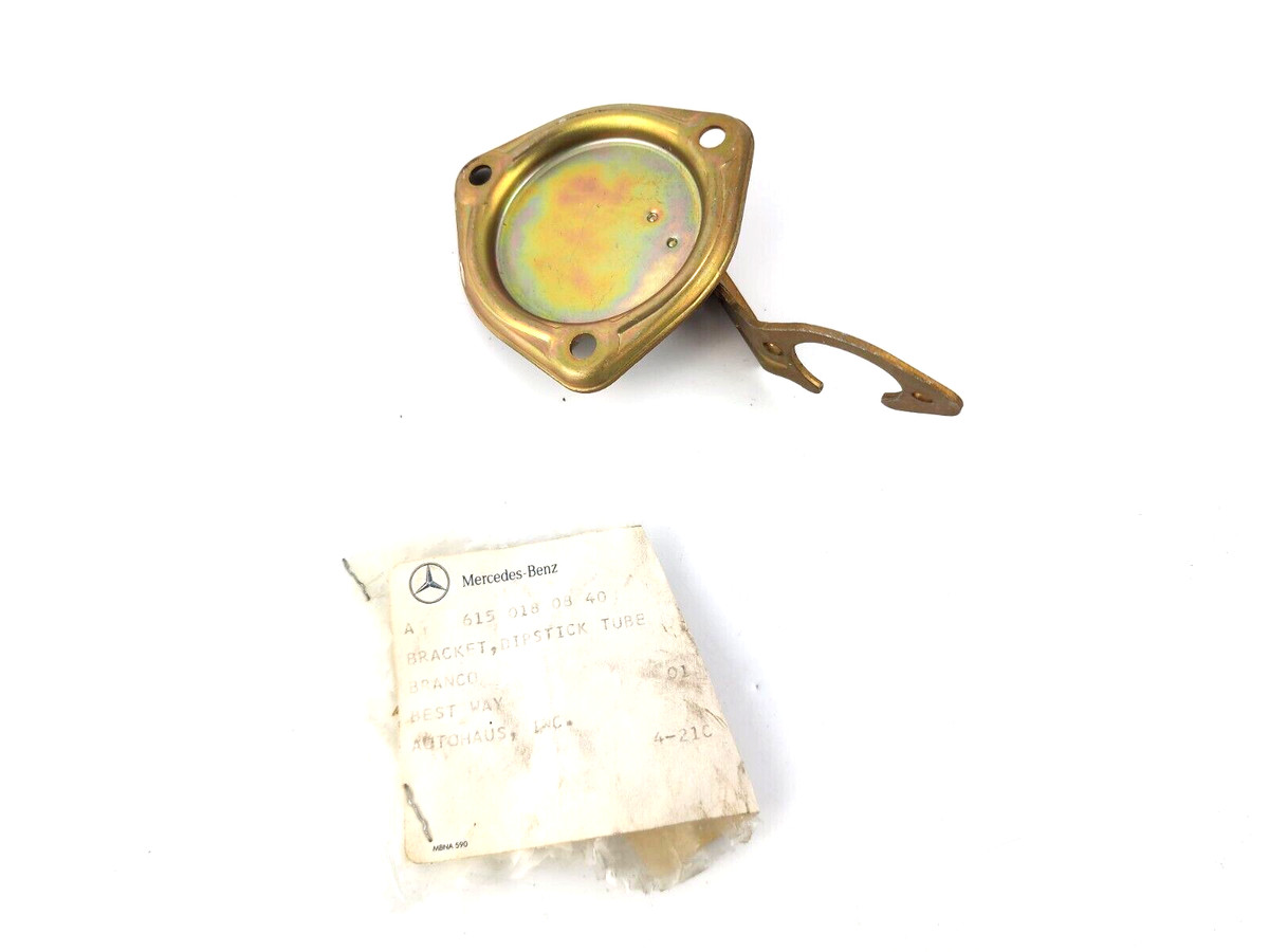 NOS Genuine Mercedes Benz OM616 Dipstick Tube Bracket 6150180840  