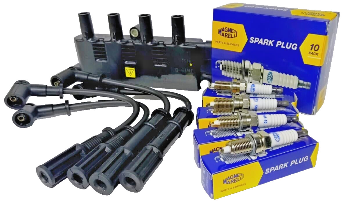 - Senza marca/Generico - - Kit Accensione con Bobina Cavi e Candele Auto per Lancia Musa 350 1.4 Gas Gpl - Miniatura 10
