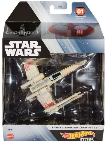 WB Mattel Hot Wheels Star Wars X Wing Fighter Red Five