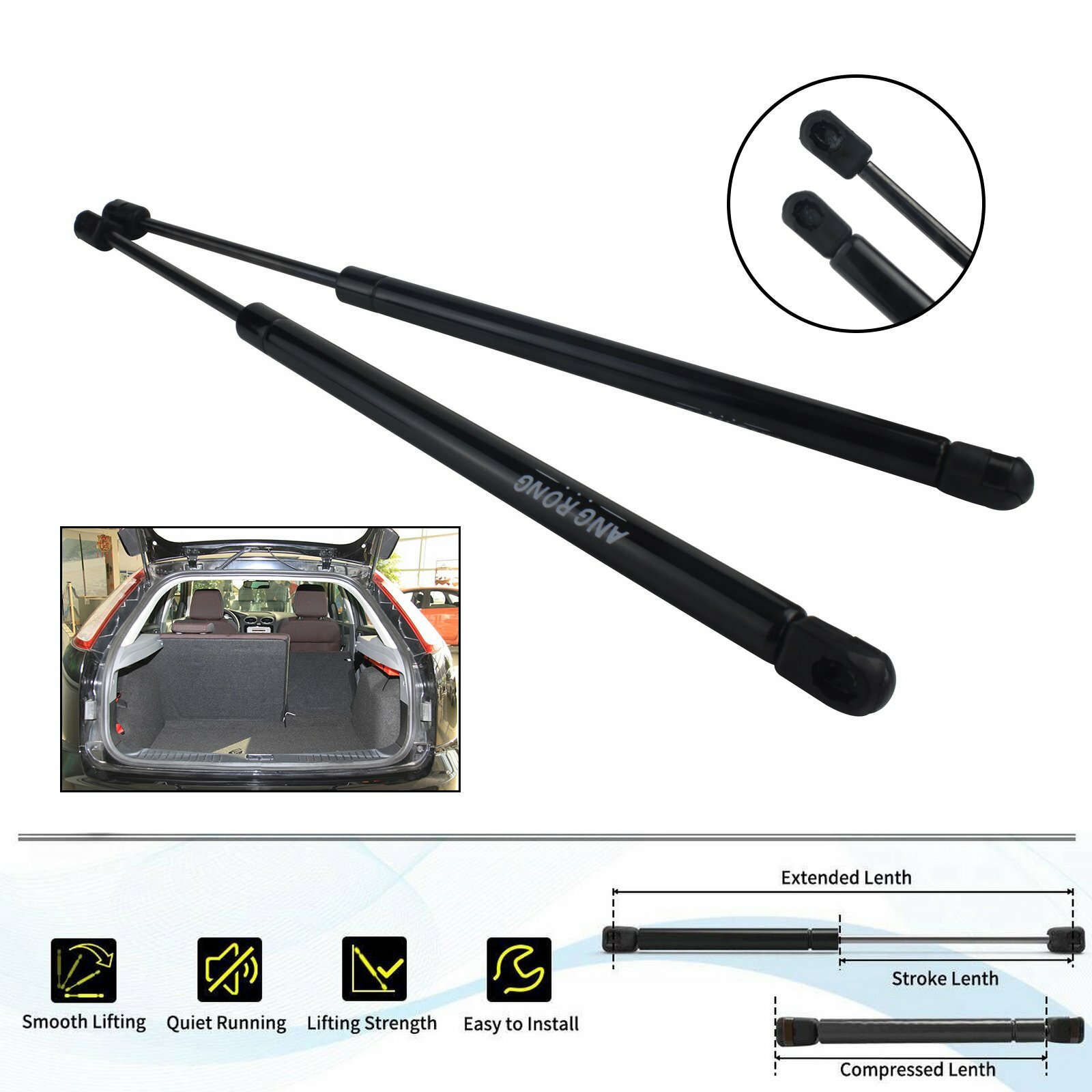 2x Rear Tailgate Boot Gas Struts Support Fit FORD FOCUS MK1 1998-2004 HATCHBACK