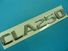 CHROME * CLA250 * TRUNK LETTER EMBLEM BADGE SET FOR MERCEDES BENZ AMG CLA-CLASS