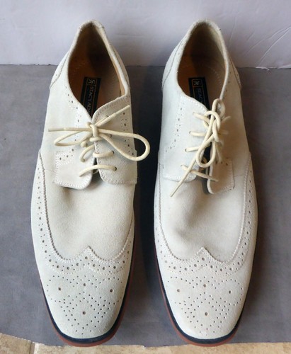 Stacy Adams Light Gray Suede Leather 