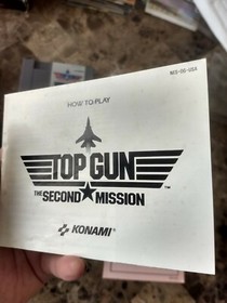 Top Gun: The Second Mission NES Nintendo CIB Authentic 100 percent complete