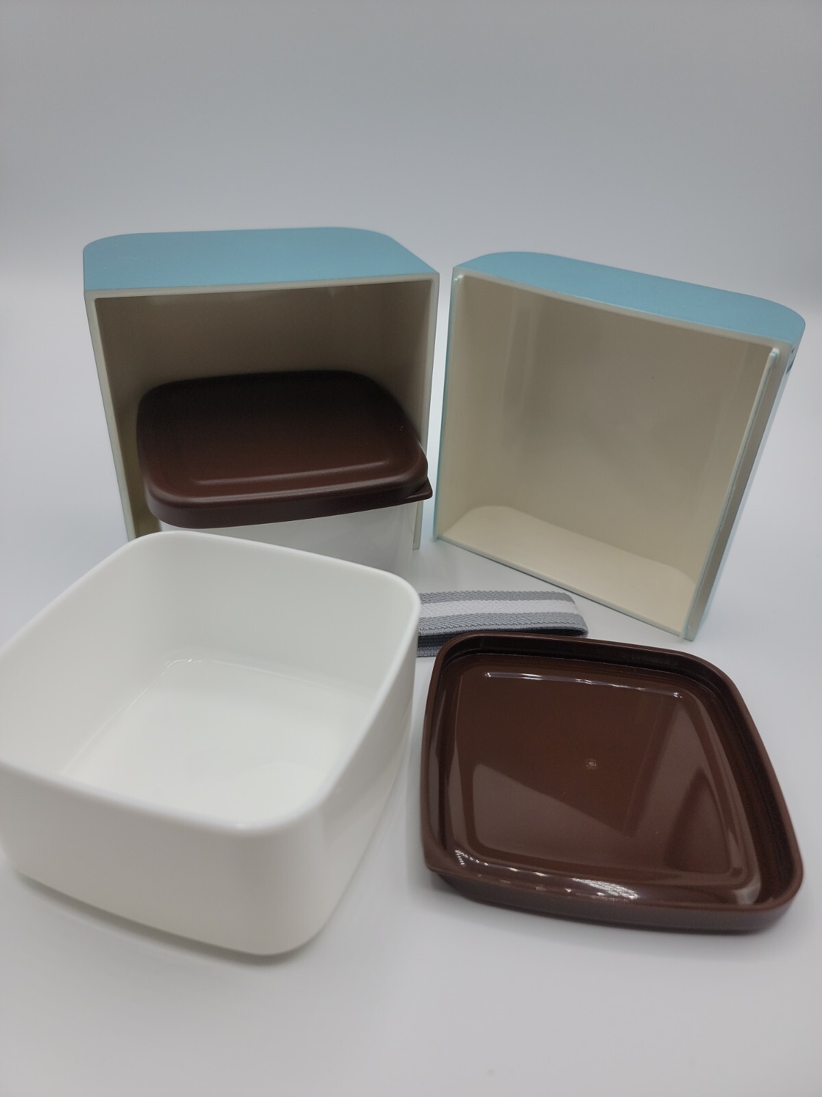Japanese CUBE Bento Stylish Lunch Box Container - Made in Japan