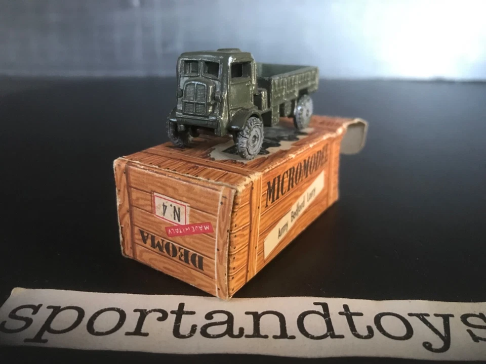 DEOMA 1:87 CAMION BEDFORD MILITARE  Mod. 4 METALLO ITALY 1960 LEGGI NOTE - Immagine 3 di 4