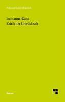 Kritik Der Urteilskraft | Buch | 9783787319480