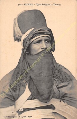 CPA ALGERIA INDIGENOUS TYPES Touareg Edit REGENCY A.L.