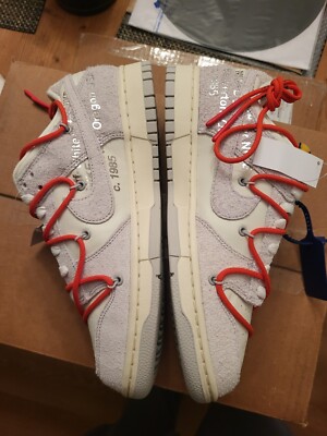Size 10 - Nike Off-White x Dunk Low Lot 13 of 50