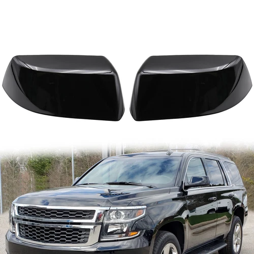For 2015-2020 GMC Yukon XL Glossy Black Side Wind Mirror Cover Caps 22913963