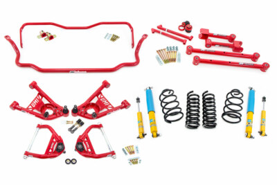 UMI 1967 GM A-Body Handling Package- Stage 2, 2'' Lowering, RED ABF403-67-2-R