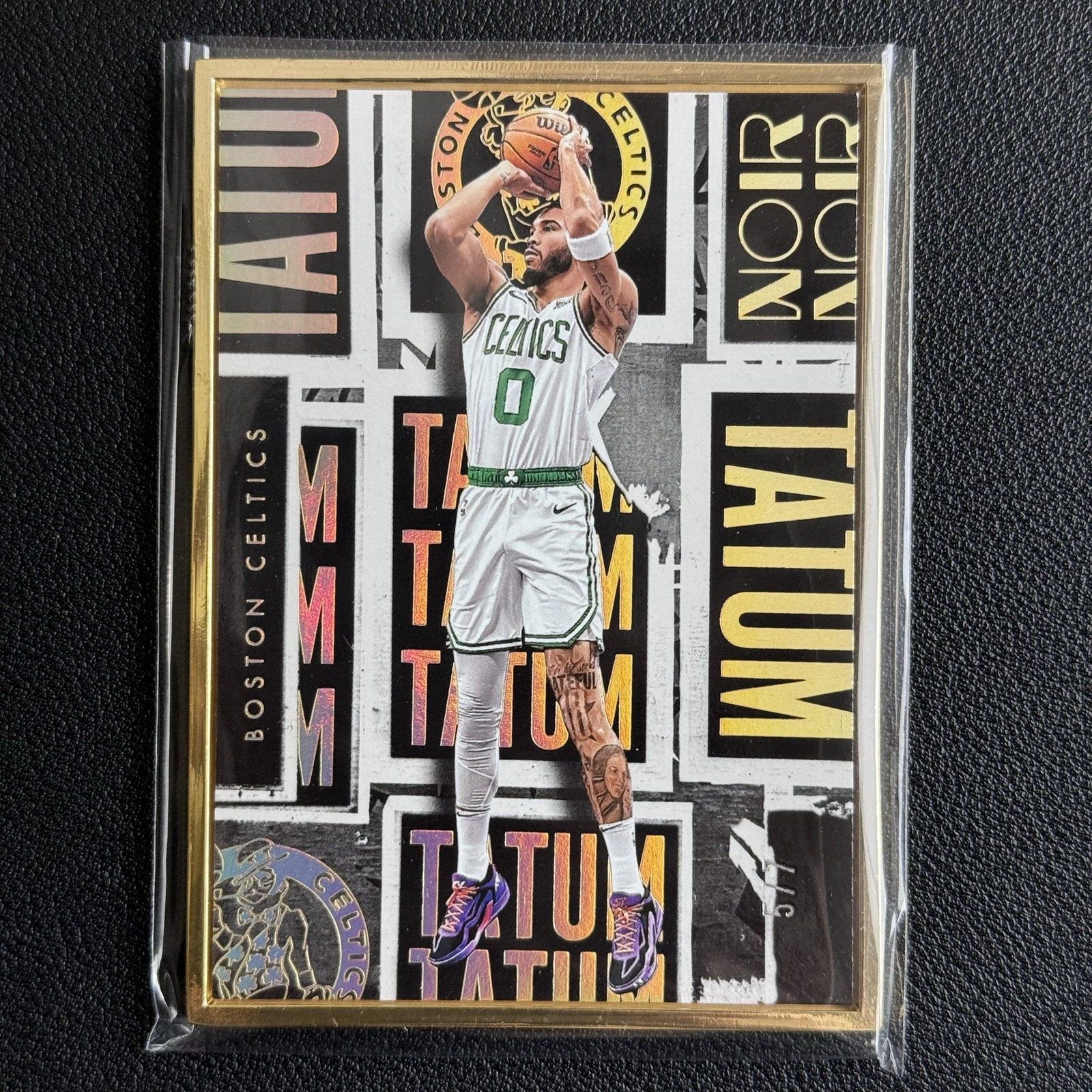 2023-24 Noir Jayson Tatum #275 Motion Picture FOTL Holo Gold Metal Frame /7