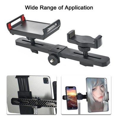 Multifunktionaler Mikrofonständer Handy und Tablet Halter 2 in 1 Klemme Adapter