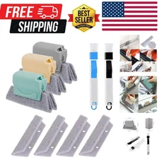 Magic Window Track Cleaner, Window Groove Cleaning Brush Tools Set