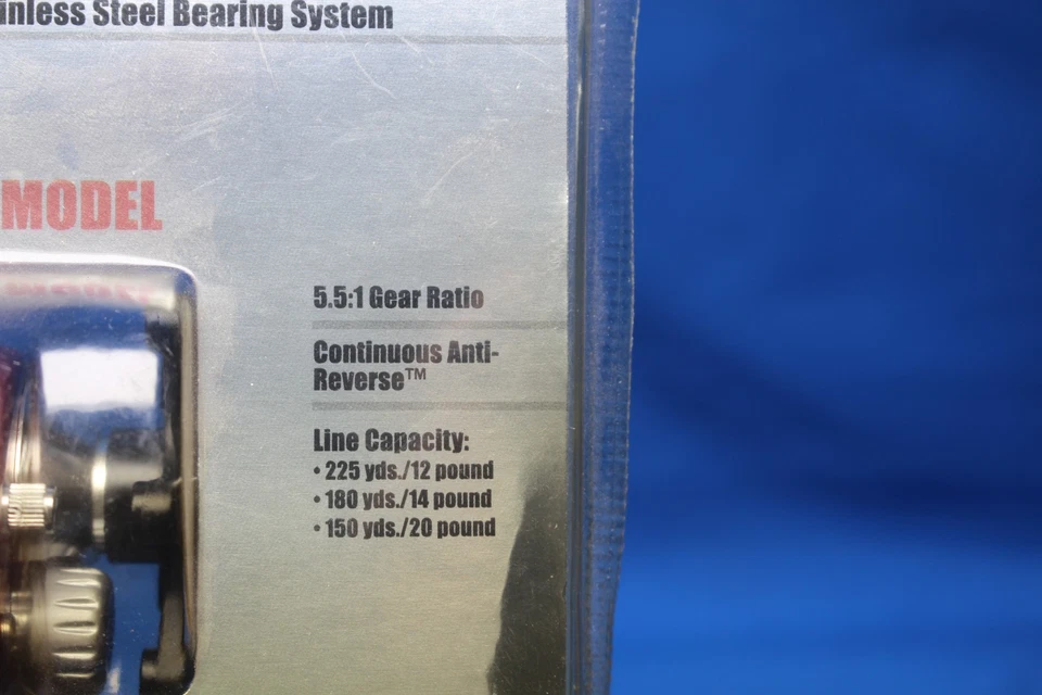 CARRETE BAITCASTING RHINO RBC 340 EN CAJA pesca de lubina salmón bagre Foto 4 de 4