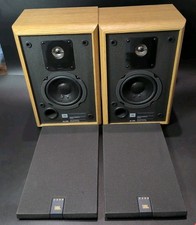 COPPIA diffusori da libreria bidirezionali vintage JBL 2500 con finitura legno rovere/funzionanti