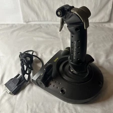 Saitek ST220 PC Flight Stick & Throttle Joystick Flight Simulator - NOT TESTED