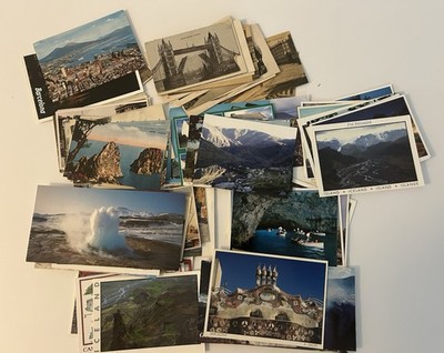 Postcard Lot 100 Vintage & Modern Used & Unused Iceland Italy Spain Ireland More