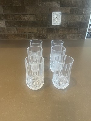 Cristal d Argues France - Longchamp Crystal 10 oz. Tumblers, Set of 6