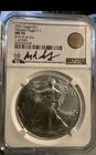 1 oz silver american eagle 2021 Hand Picked And Signed By Mark Salzberg 1 Of 999