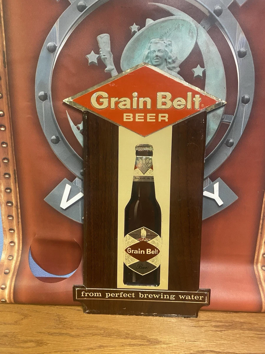 ビンテージ　1950s ゴールデン.グレインベルト.ビール　広告ランプ grain belt beer sign products for sale | eBay