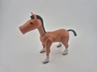 Vintage Fisher Price Little People 993 Castle Brown Horse Made In Hong Kong 70s