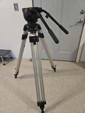 Manfrotto 516 Fluid Head Aluminum Tripod with Pan Handle