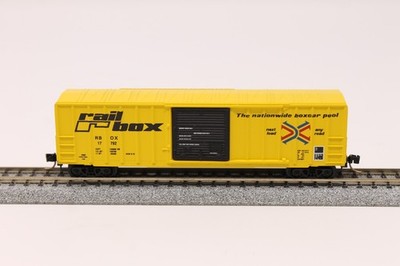 N Scale Kadee Micro Trains 25012 FMC 50' Rib Side Boxcar Railbox RBOX 17792