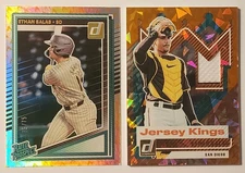 2025 Donruss Ethan Salas Rated Prospect On Fire /75