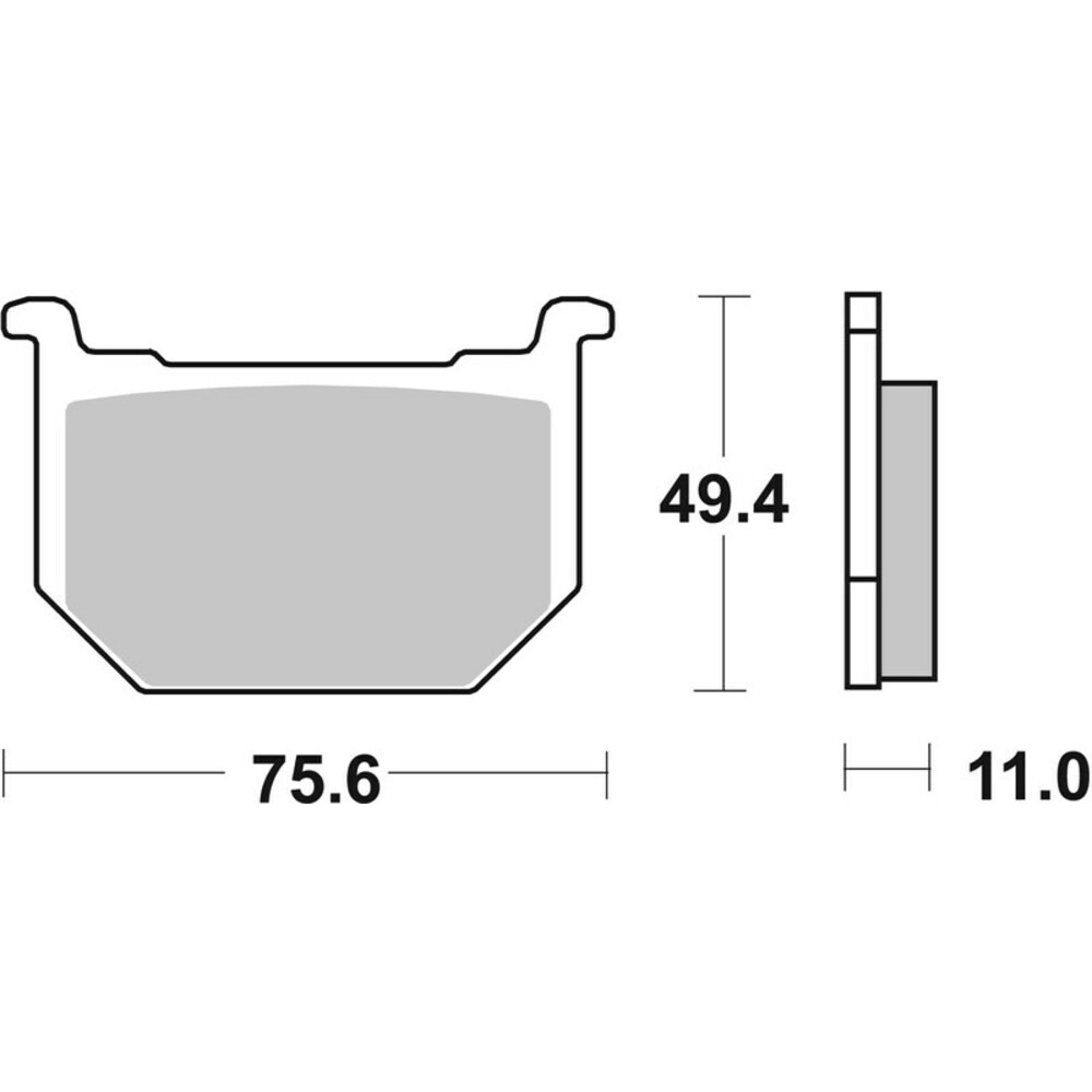 Brembo Organic Brake Pads 07SU0312 For Motorcycle Parts Accessories