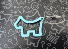 Scotty Cameron Tiff ScottyBlue ScottyDog Key Fob Rubber Keychain Gallery NEW