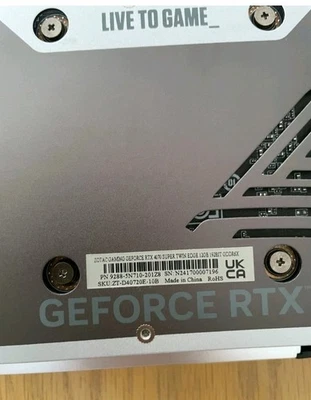 RTX 4070 listing on ebay