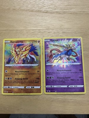 Pokémon TCG - Zacian 082/185 & Zamazenta 102/185 - Vivid Voltage - NM/M
