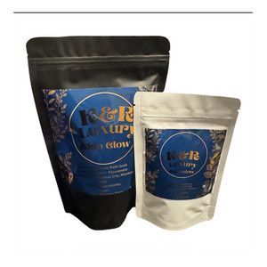 K & R Luxury Skin Glow Bath Glow Tea & Infusion Pouches, 2 Pack