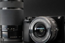 Sony alpha a6000 Digital Mirrorless Camera with Lens Black -22943 cuts- 11298