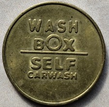 Car Wash Token - WASH BOX 🇧🇪 BELGIUM Vintage