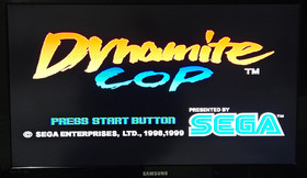 DYNAMITE COP SEGA DREAMCAST VIDEO GAME BOXED COMPLETE UK PAL + DREMON VOL 3 DEMO