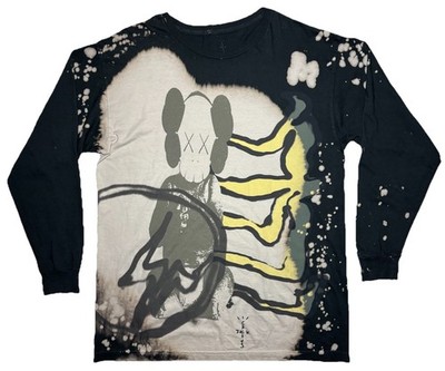 Cactus Jack X Travis Scott X KAWS X Fragment Design Long Sleeve Shirt Size Large